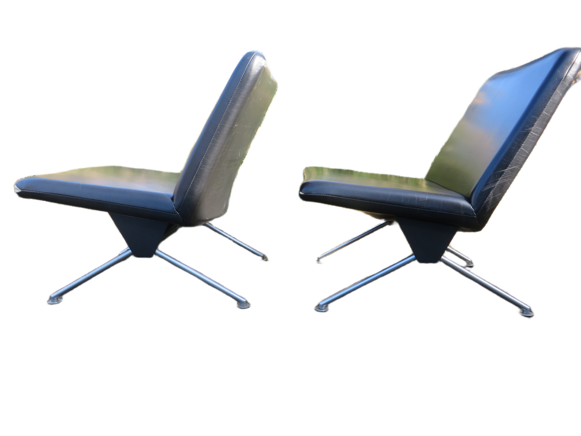 Drie originele A.R. Cordemeyer 1431 ‘K1’ fauteuils voor Gispen