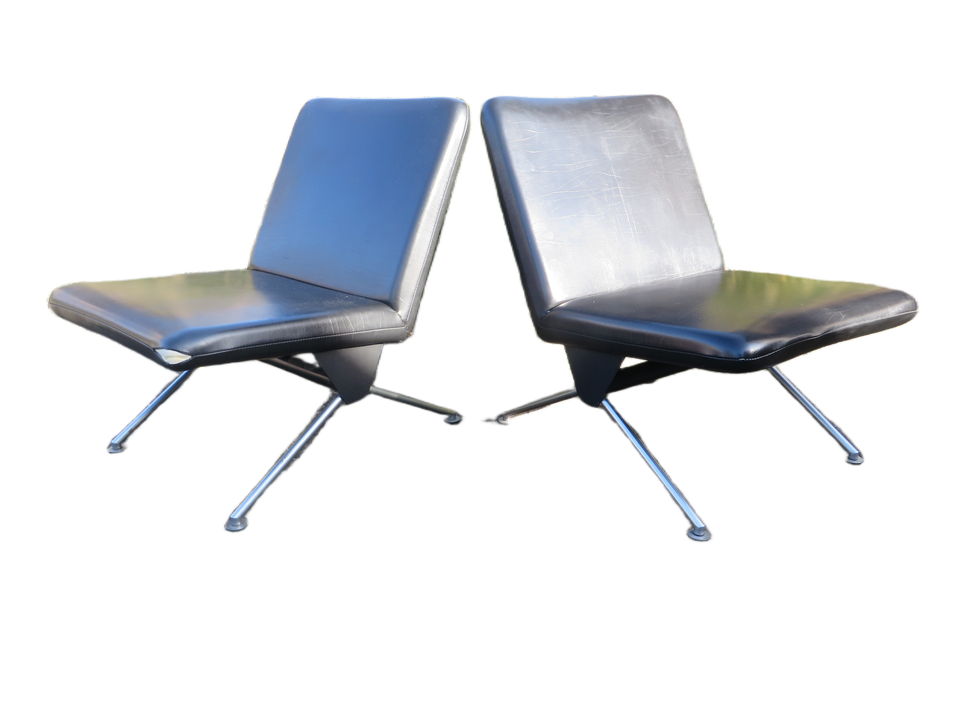 Drie originele A.R. Cordemeyer 1431 ‘K1’ fauteuils voor Gispen