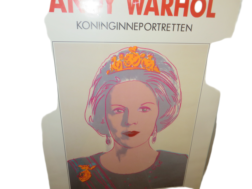 Andy Warhol Koninginnenportretten poster expositie Kampen 1991