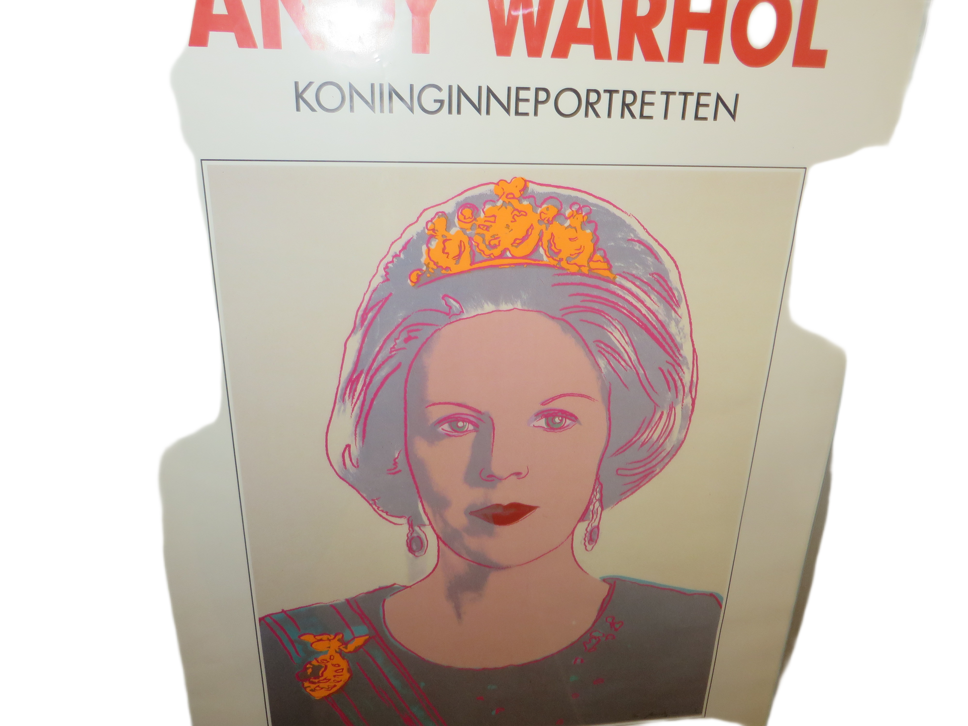 Andy Warhol Koninginnenportretten poster expositie Kampen 1991