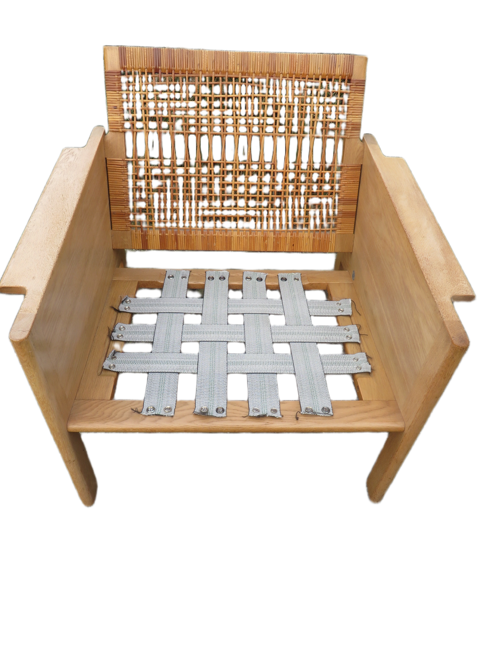 Vintage Deense Kai Kristiansen model 150 fauteuil