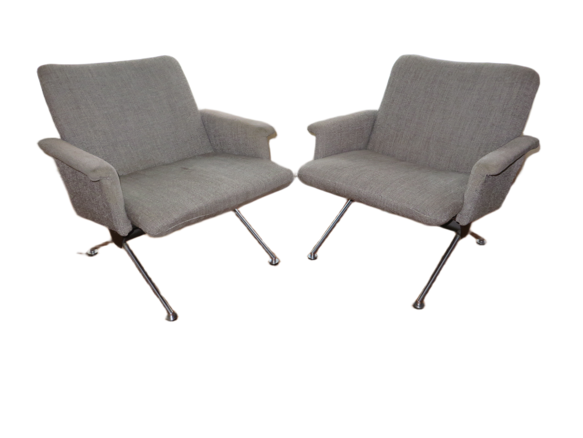 2 Gispen model 1432 fauteuils