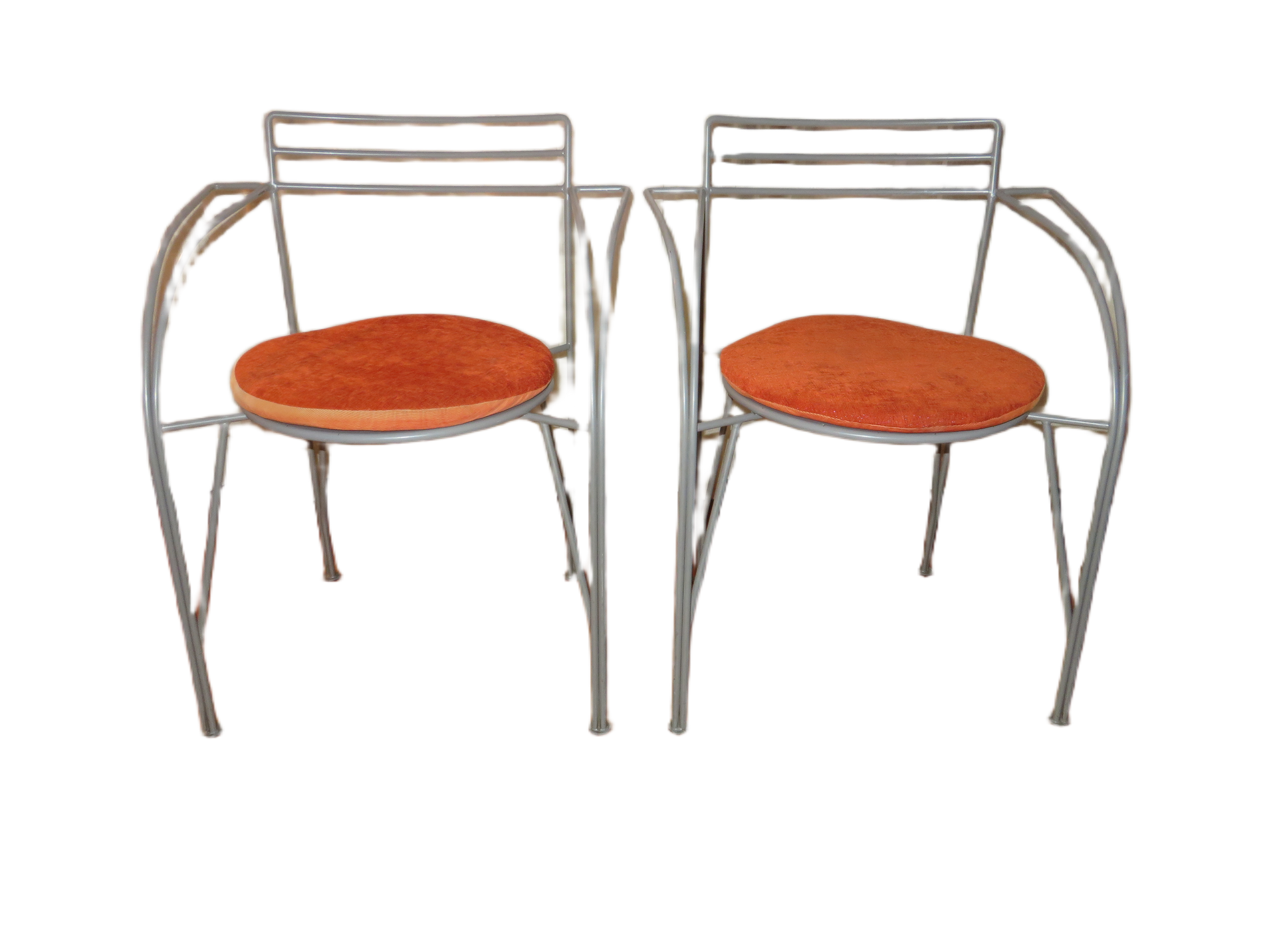 Vintage silver moon stoelen van Pascal Mourgue voor Fermob