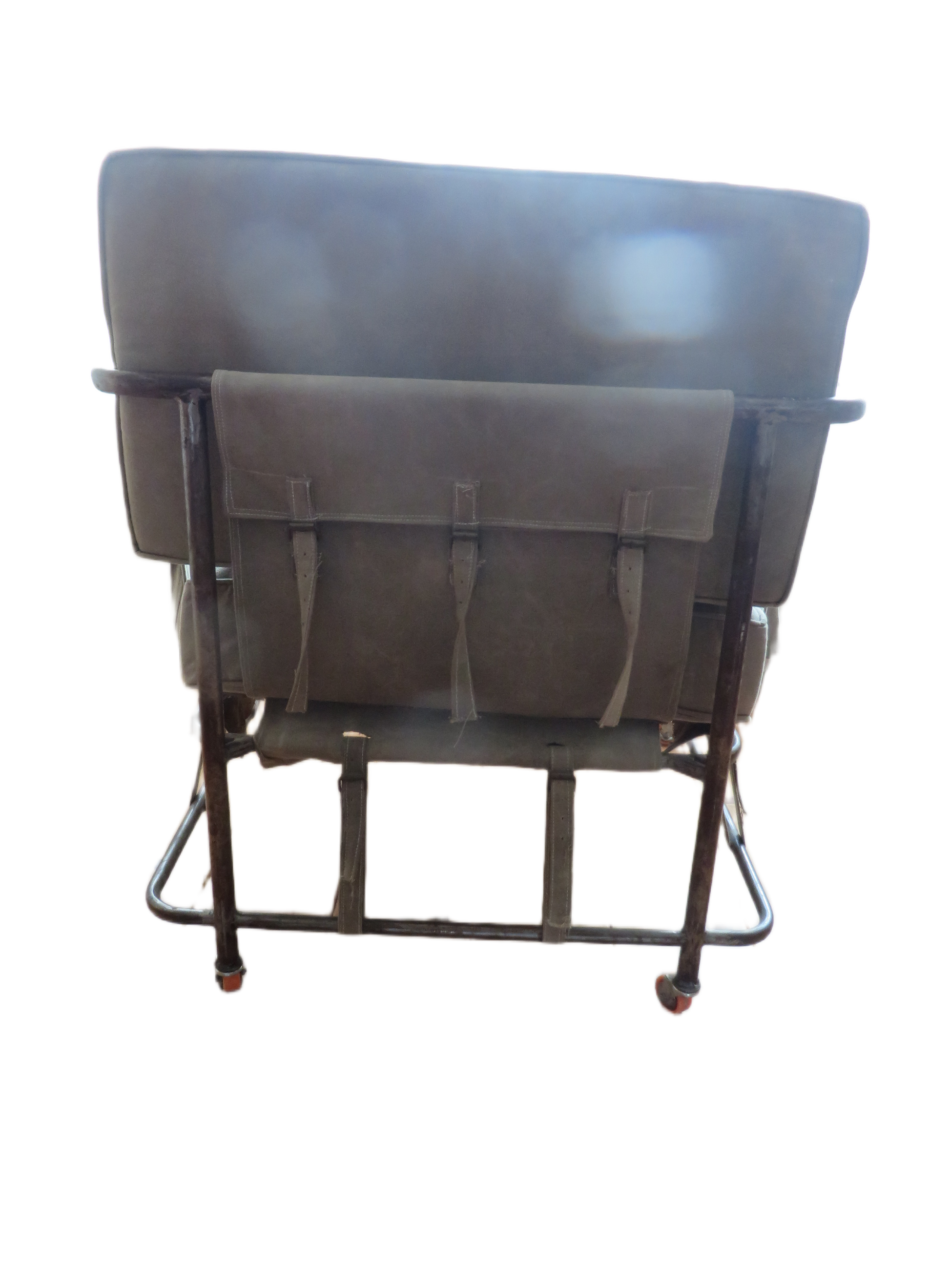 Vintage Darwin militaire canvas fauteuil