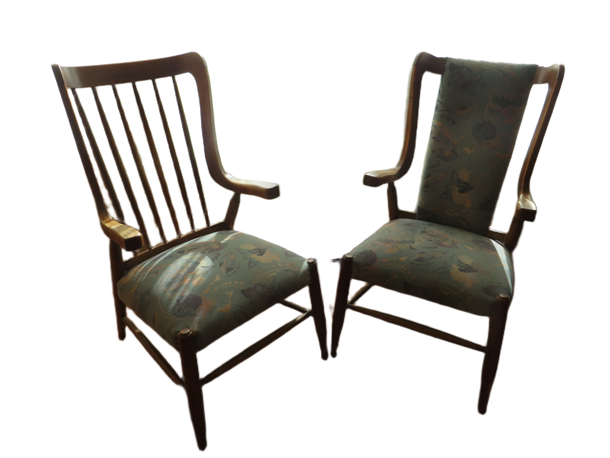 Jaren 60 Vintage Oor of Vleugel fauteuils