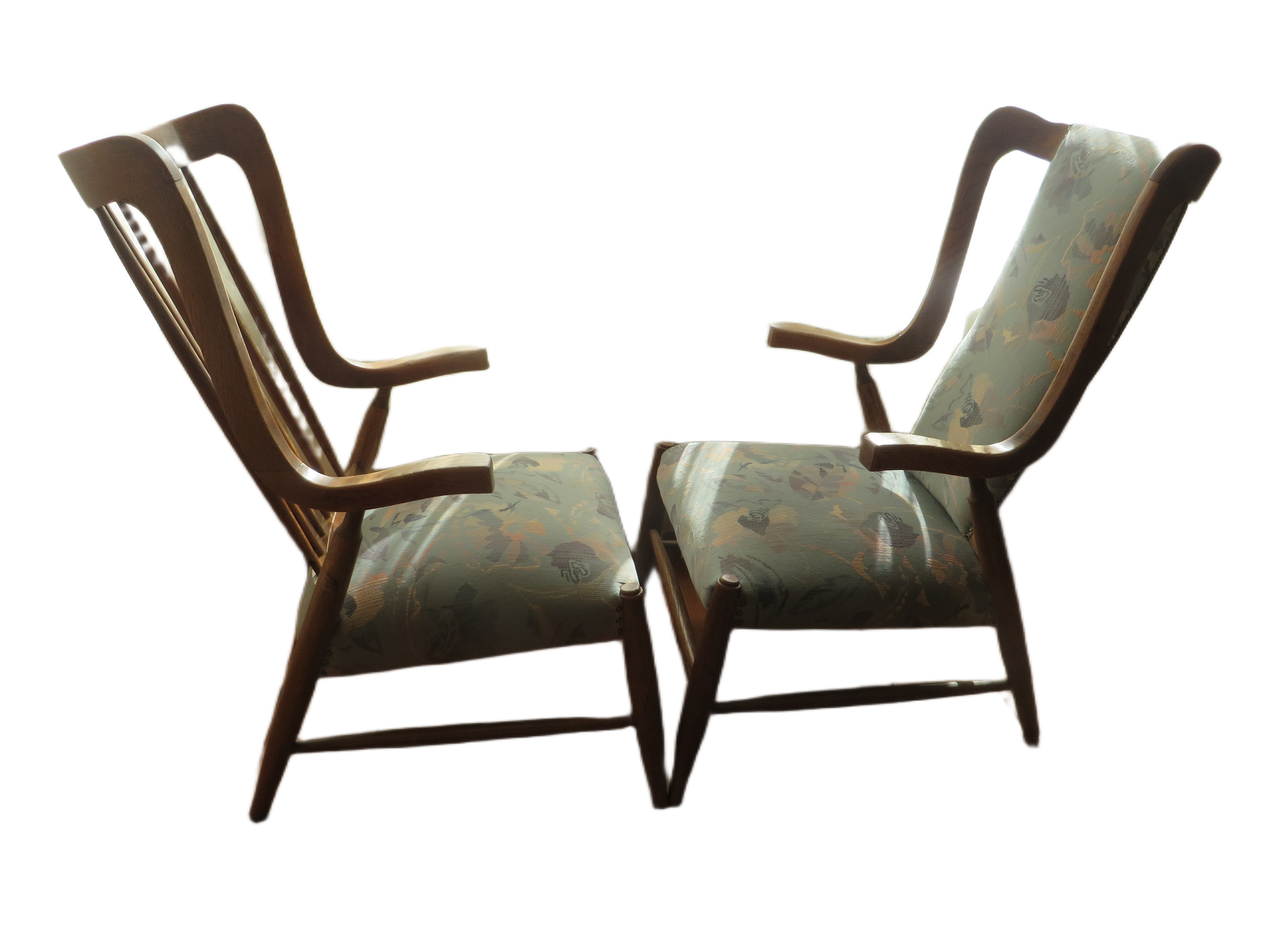 Jaren 60 Vintage Oor of Vleugel fauteuils