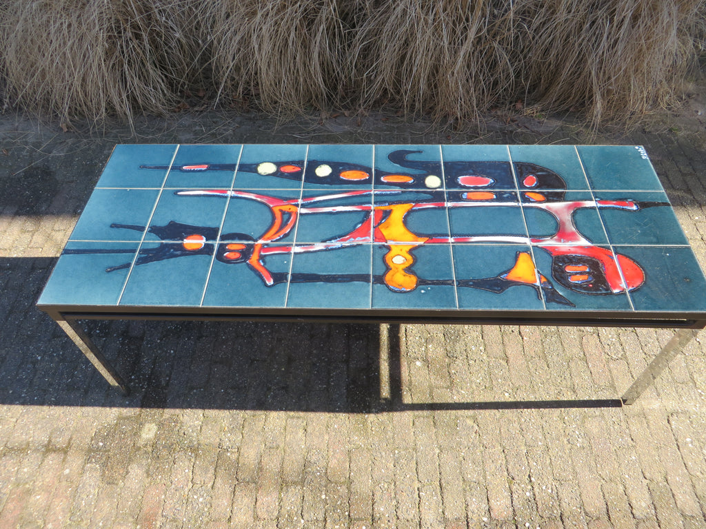 Vintage jaren 70 Adri tegeltafel