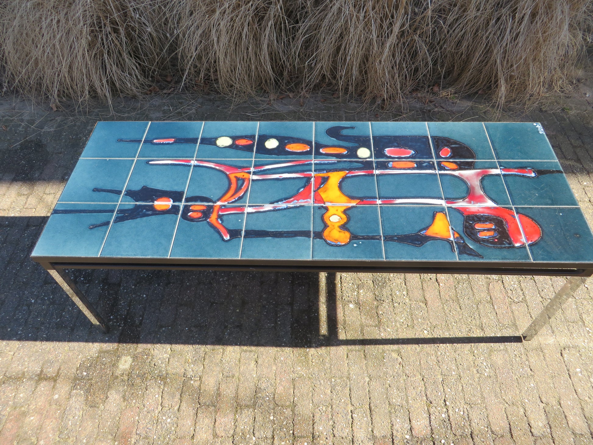 Vintage jaren 70 Adri tegeltafel