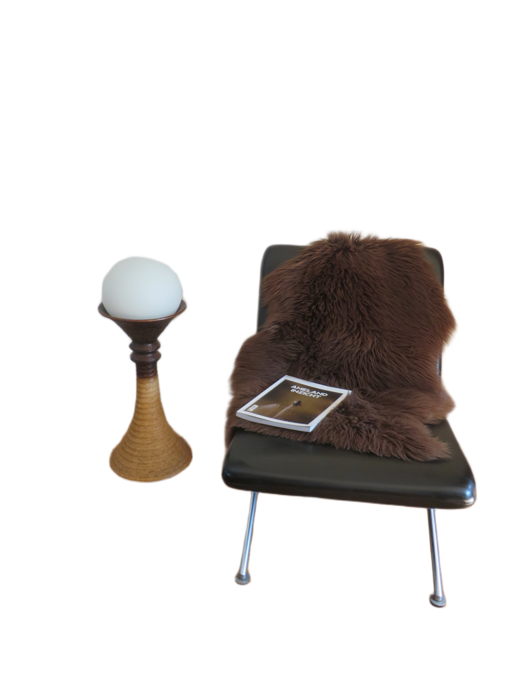 Keramieke Vloerlamp Doria Leuchten jaren 70