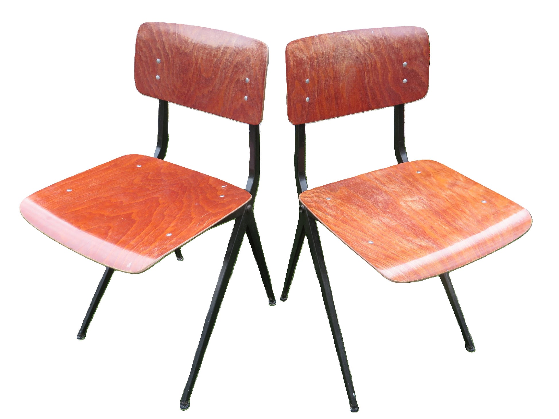 Industriele schoolstoelen Ynske Kooistra voor Marko 1960