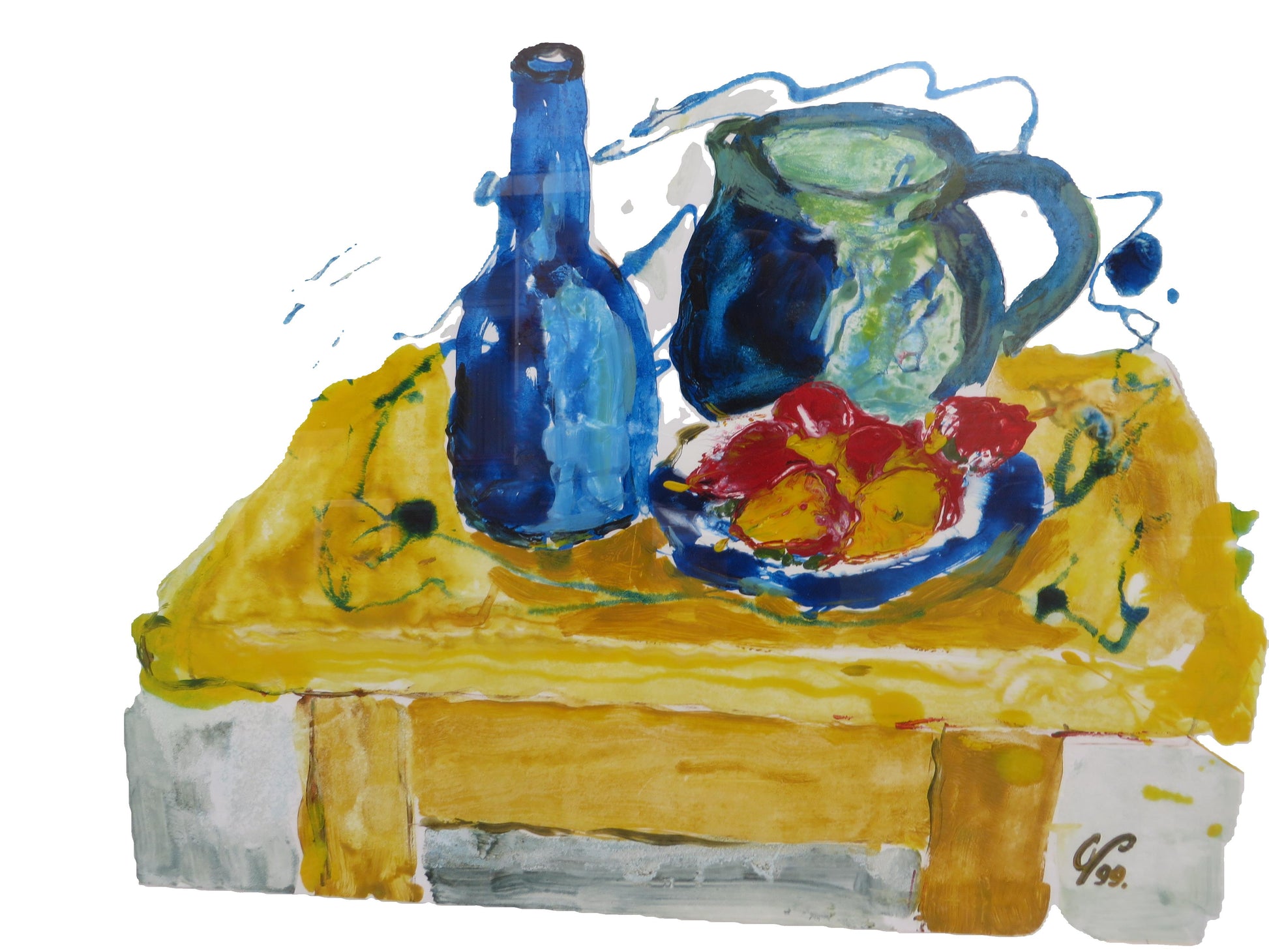 Schilderij Toon Hermans (stijl)