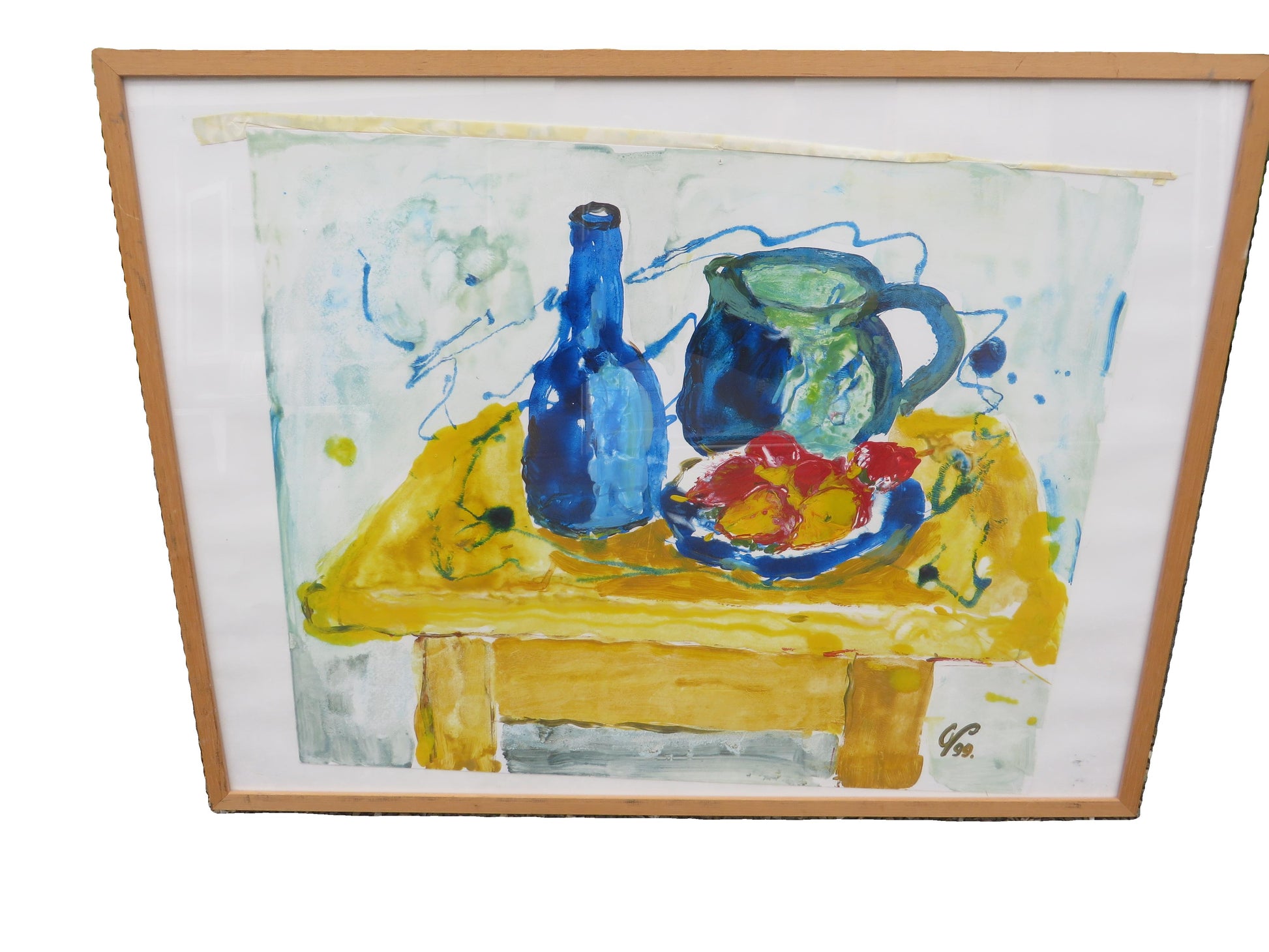 Schilderij Toon Hermans (stijl)