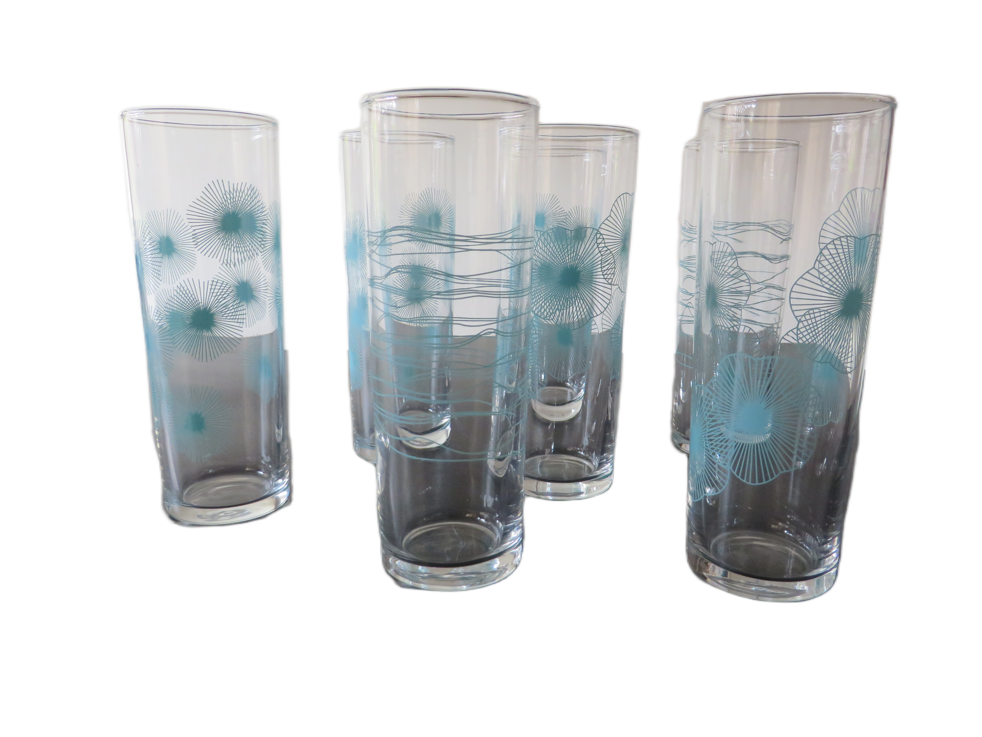 Ikea Vintage Atomic Starbust glazen