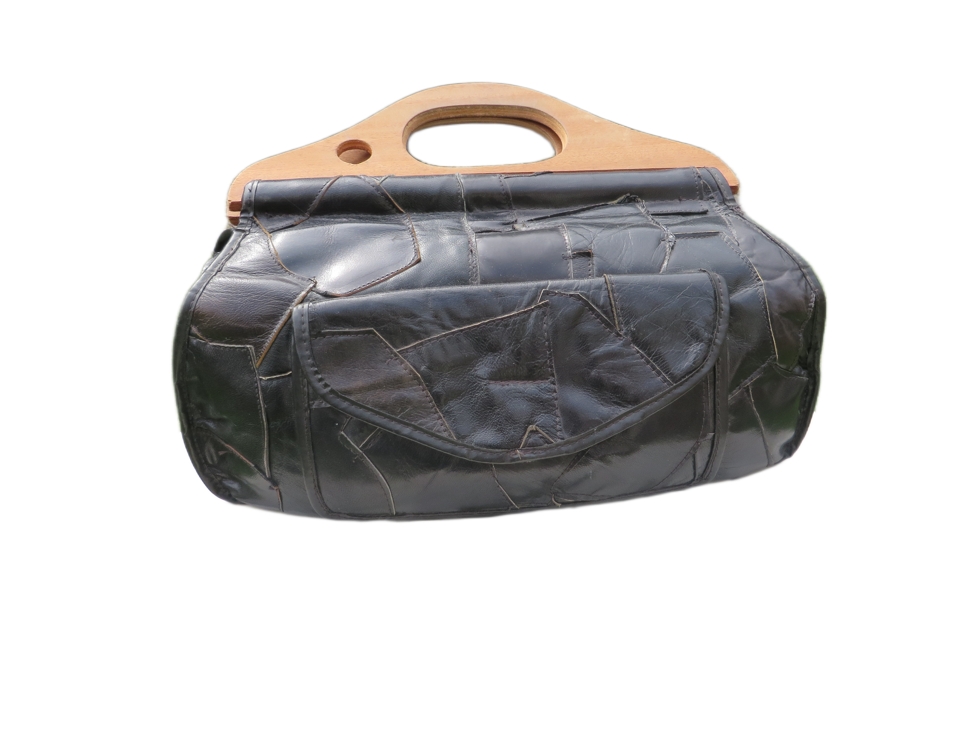 Jaren 70 Patch work handtas