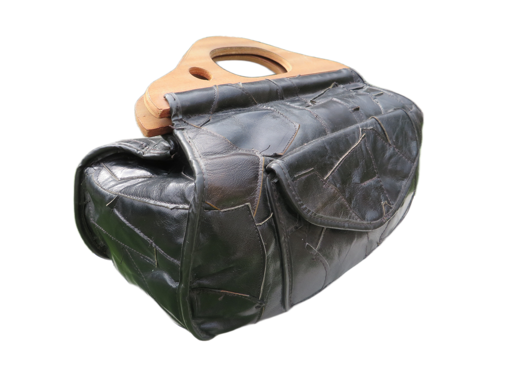 Jaren 70 Patch work handtas