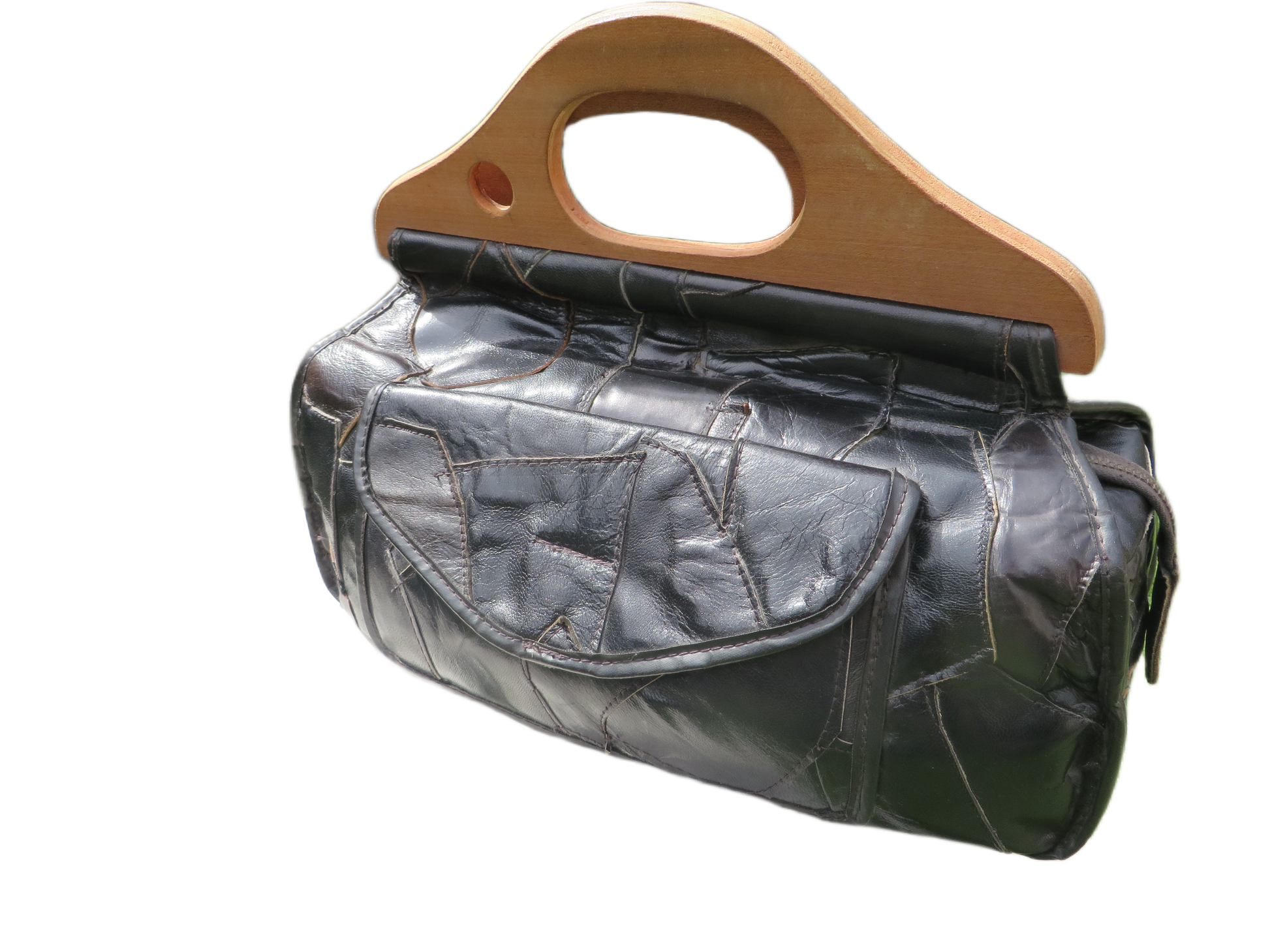 Jaren 70 Patch work handtas