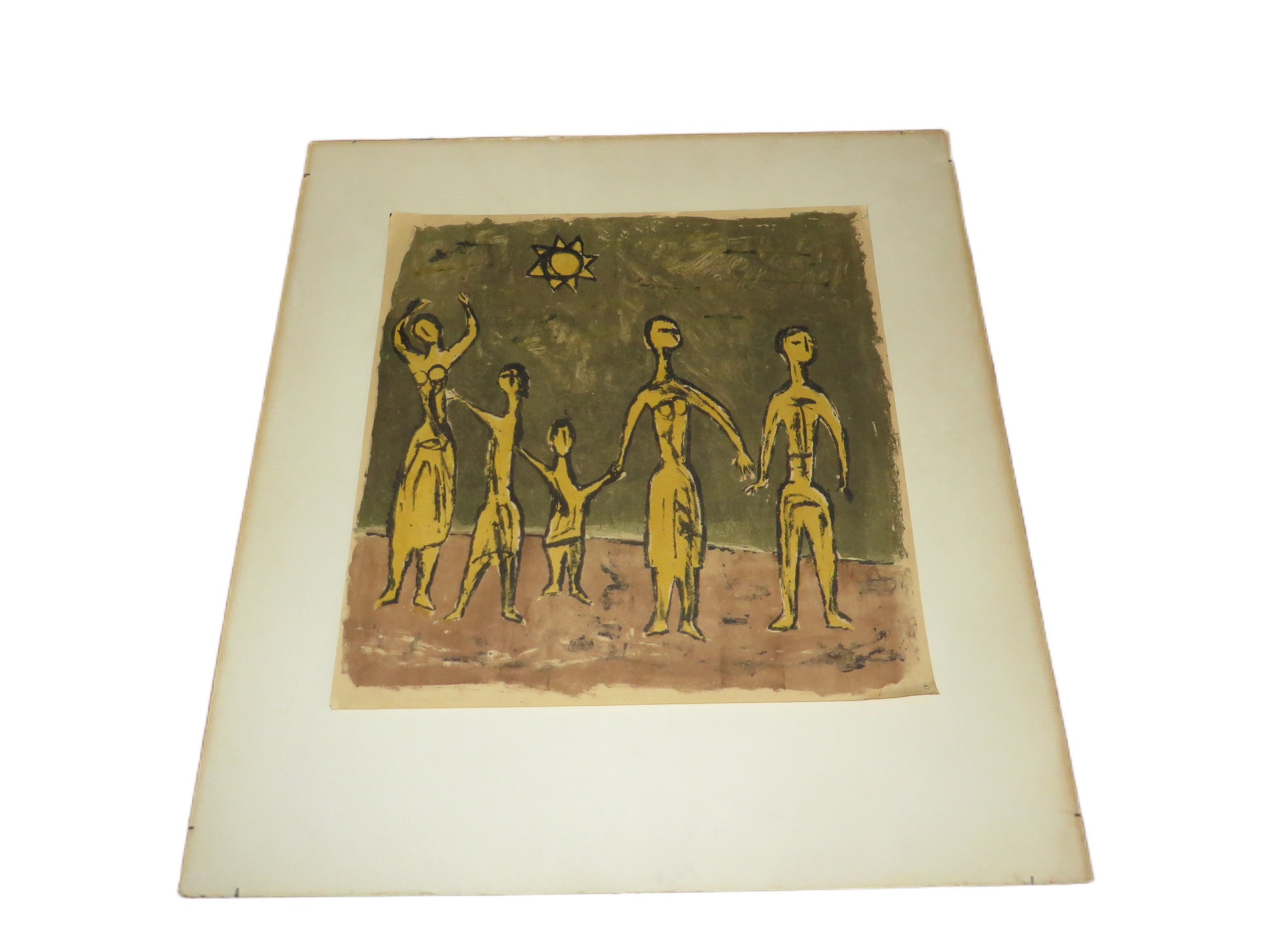 Litho Gezin van Klaas Gubbels