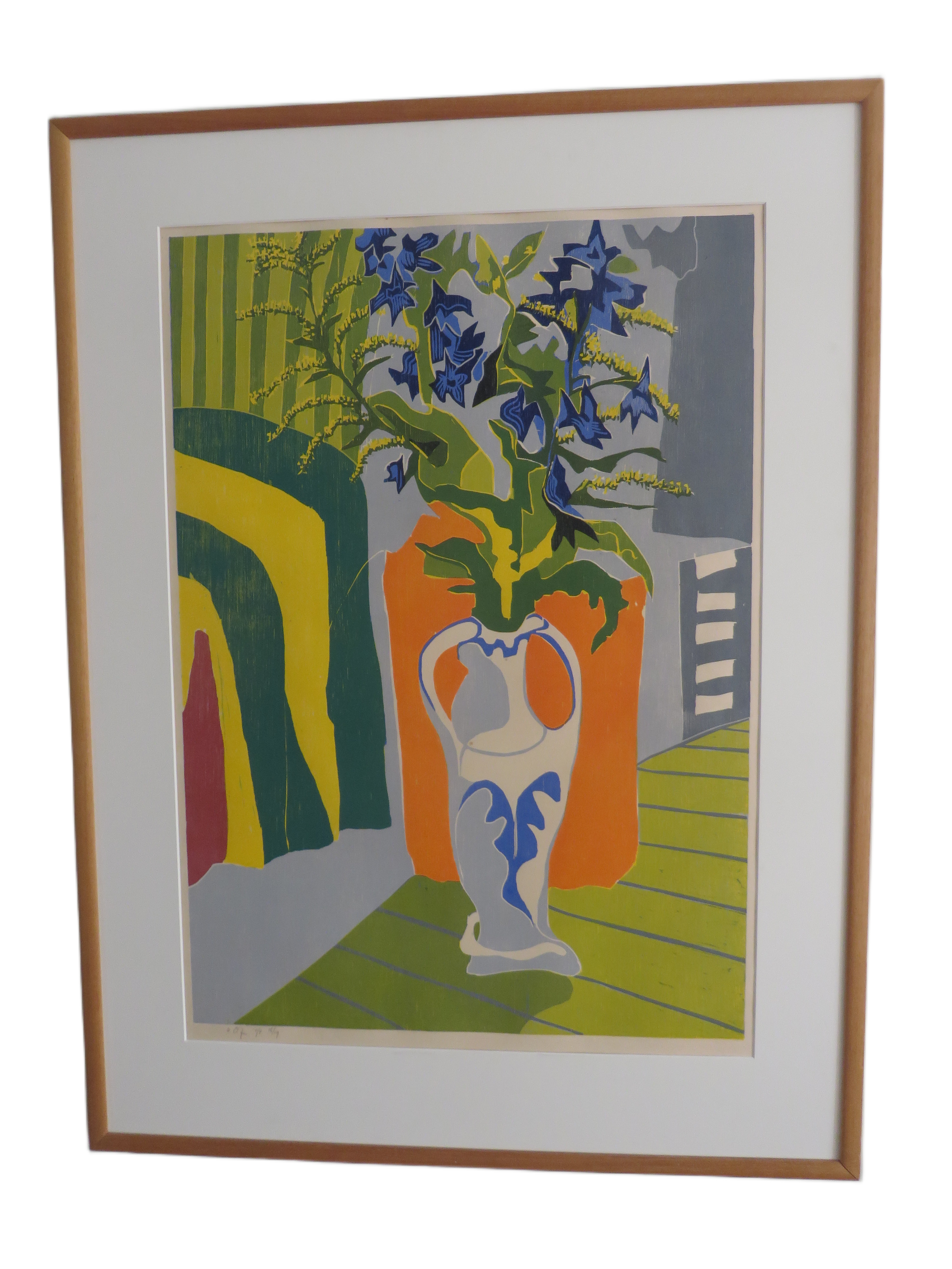 Vincent van Ojen – "Oude Boom" – Originele kleurenhoutsnede (16/19)