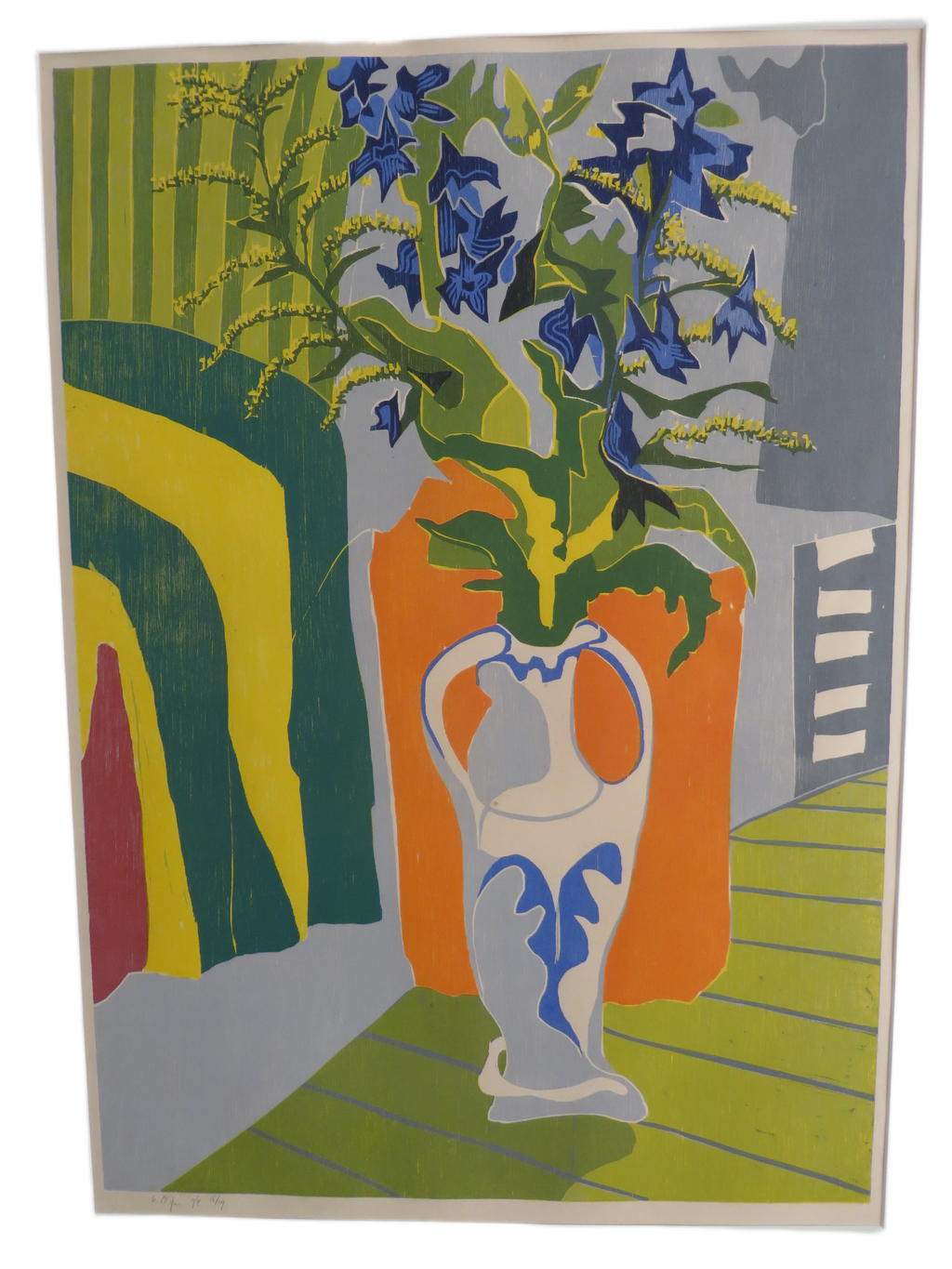 Vincent van Ojen – "Oude Boom" – Originele kleurenhoutsnede (16/19)