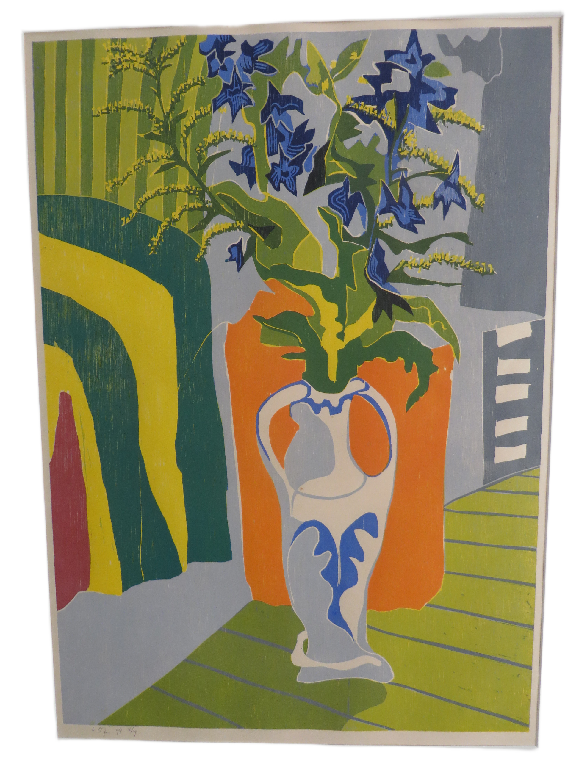 Vincent van Ojen – "Oude Boom" – Originele kleurenhoutsnede (16/19)