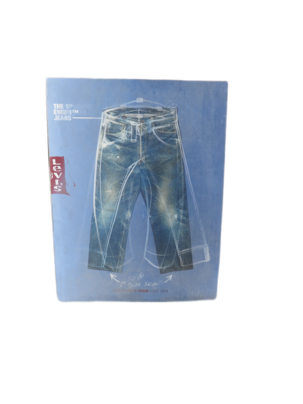 reclameposter (geplastificeerd) Levi's Red collectie