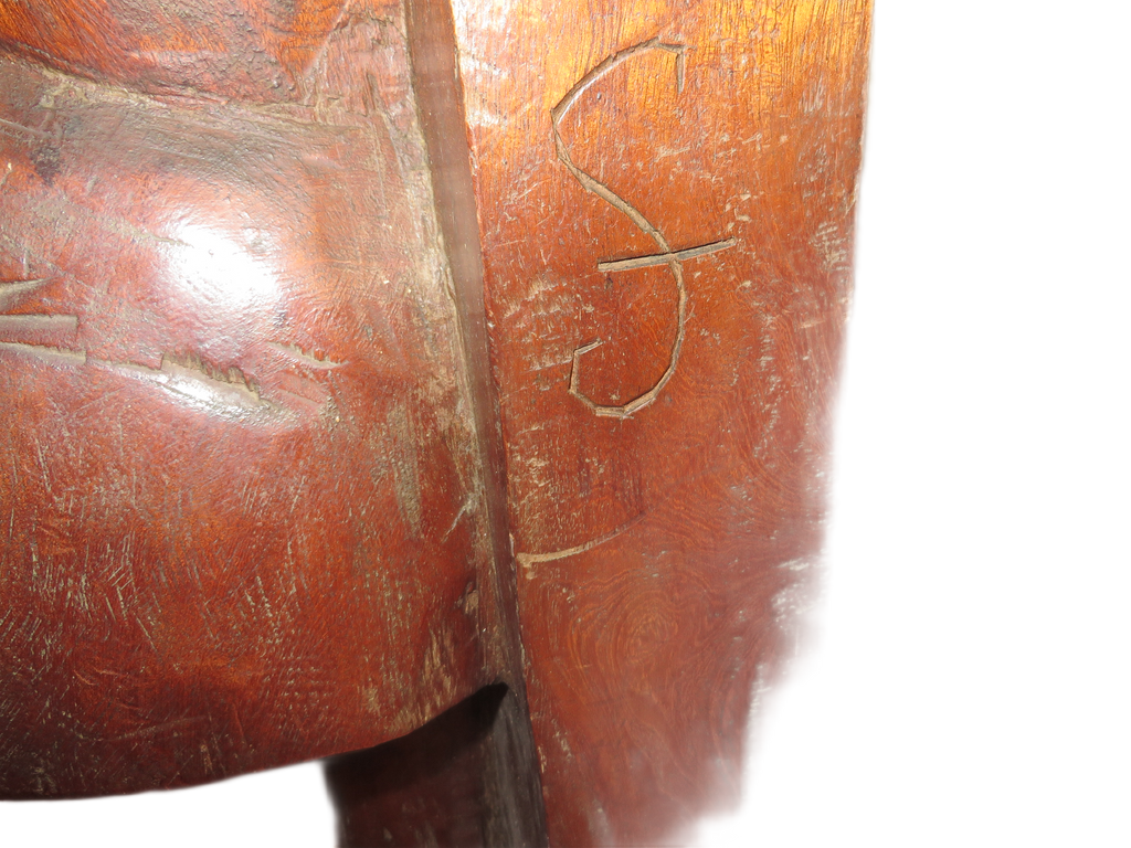 Kamba Buste – Gesigneerd & Genummerd – Massief Mahonie 55cm)