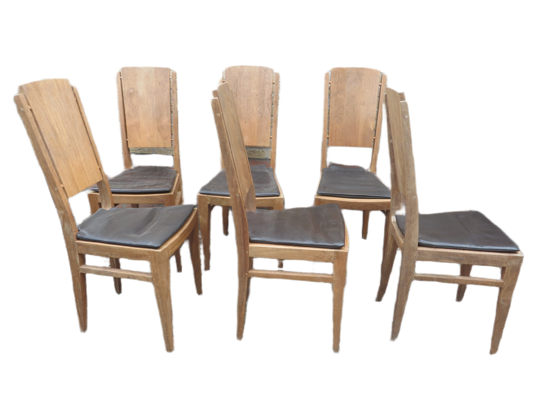 Prachtige set van 6 design eetkamerstoelen – Tree Cycled (EMI) hardhout