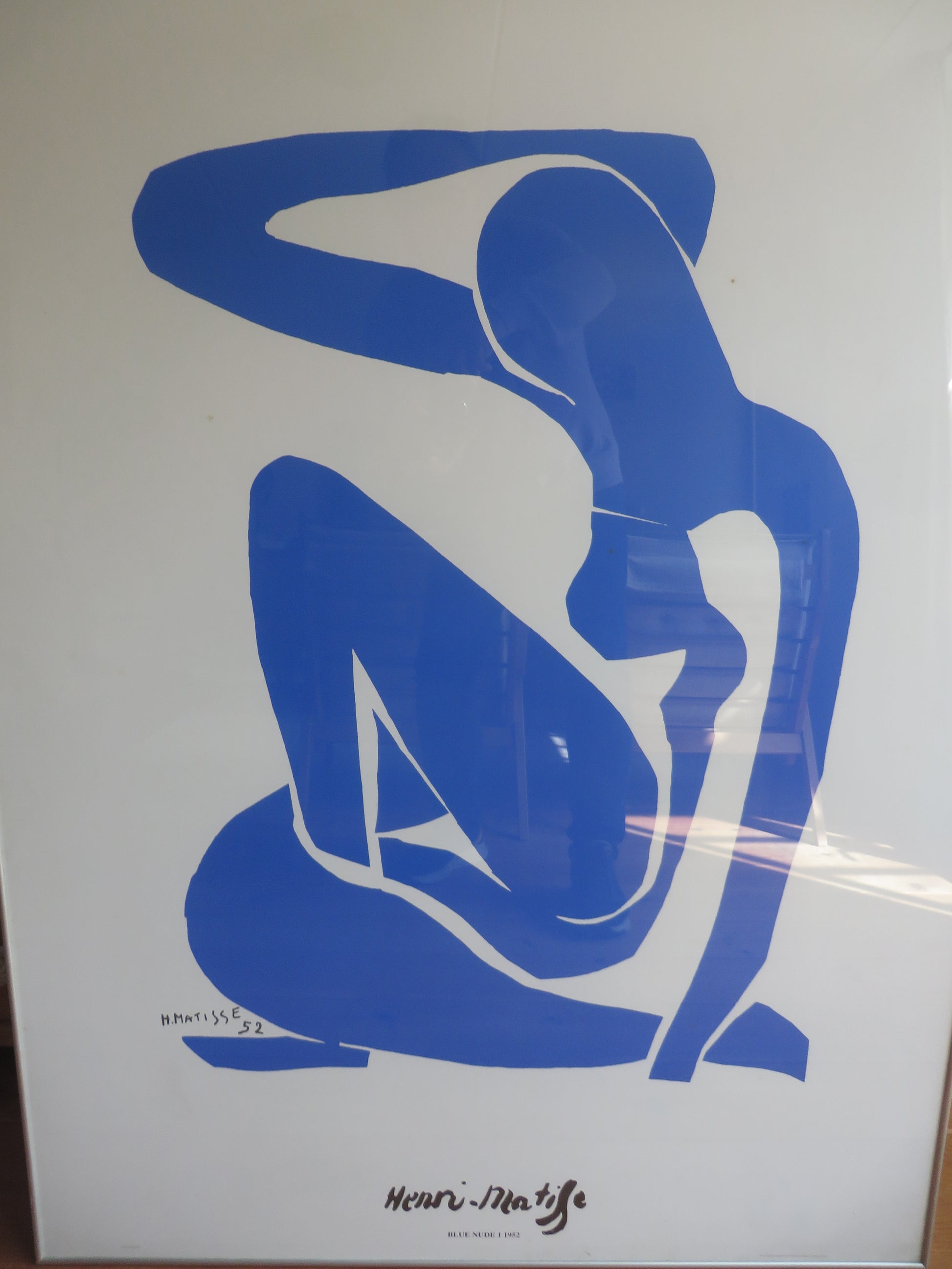 Matisse Offset-Litho – Nu Bleu II (Sheffield, 1997) – Ingelijst