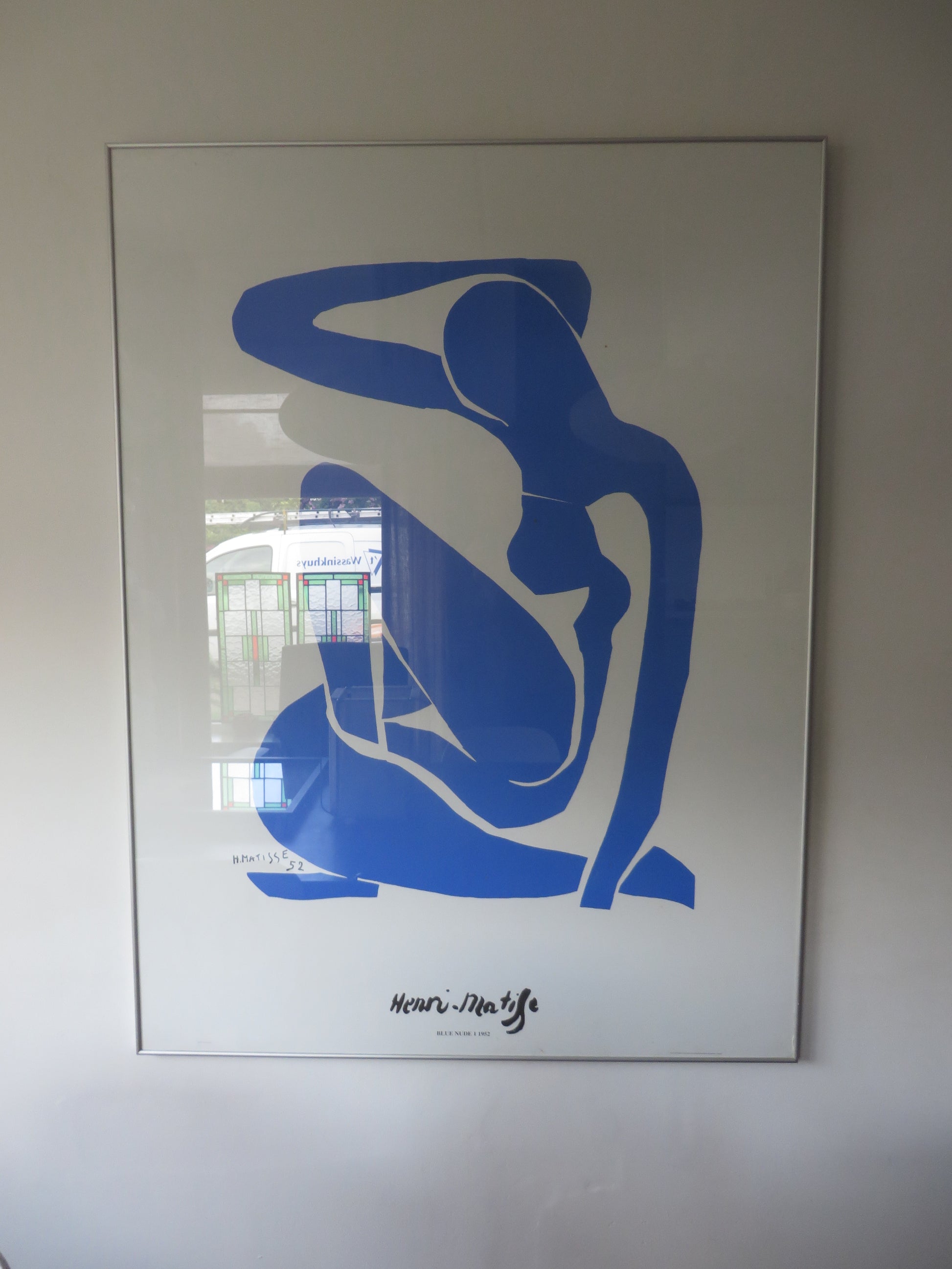 Matisse Offset-Litho – Nu Bleu II (Sheffield, 1997) – Ingelijst