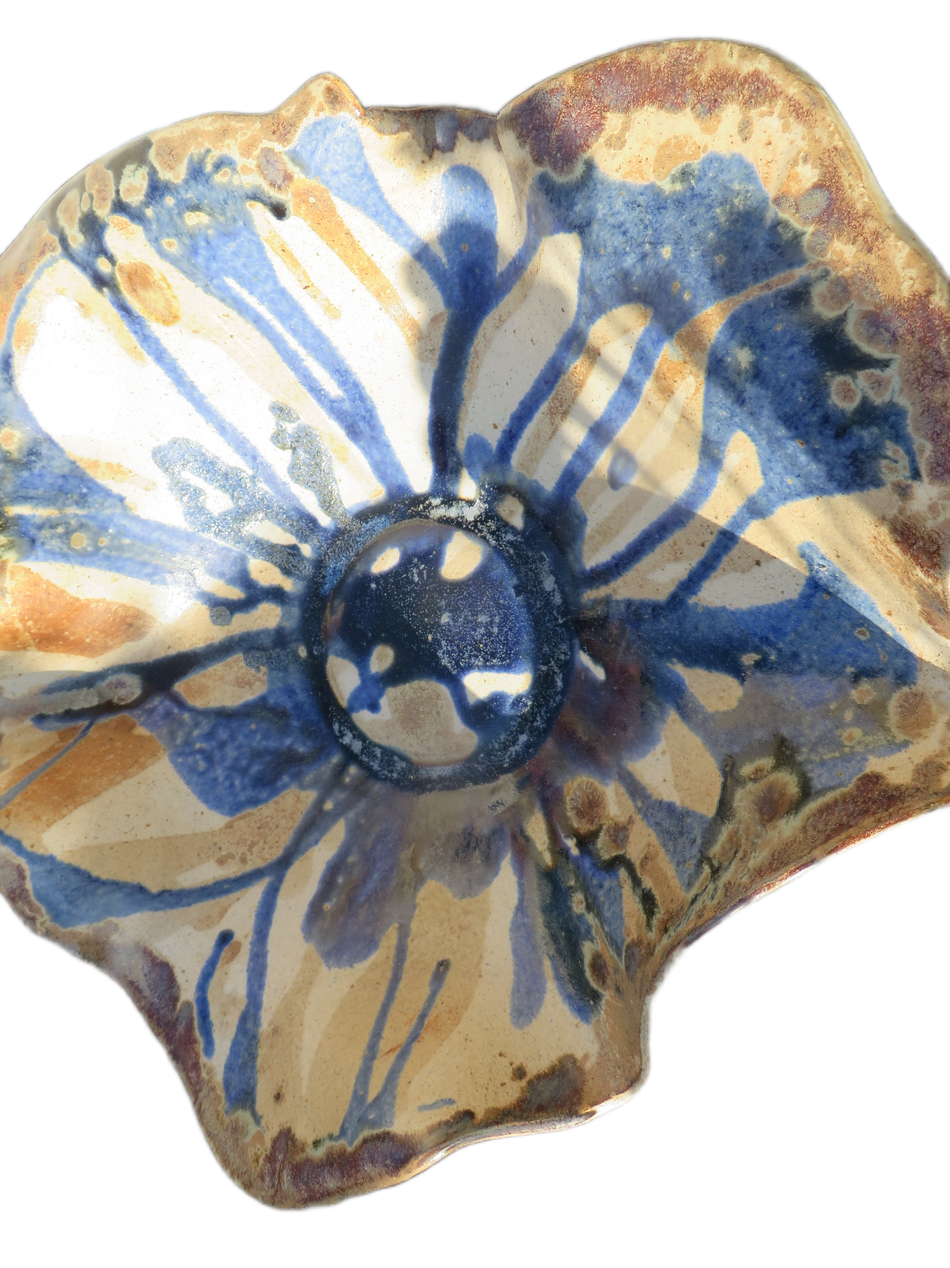 Grote Vintage Deense Keramische Centerpiece Schaal – Meta Kastberg (Saltum), Jaren '70/'80 – Perfecte Staat
