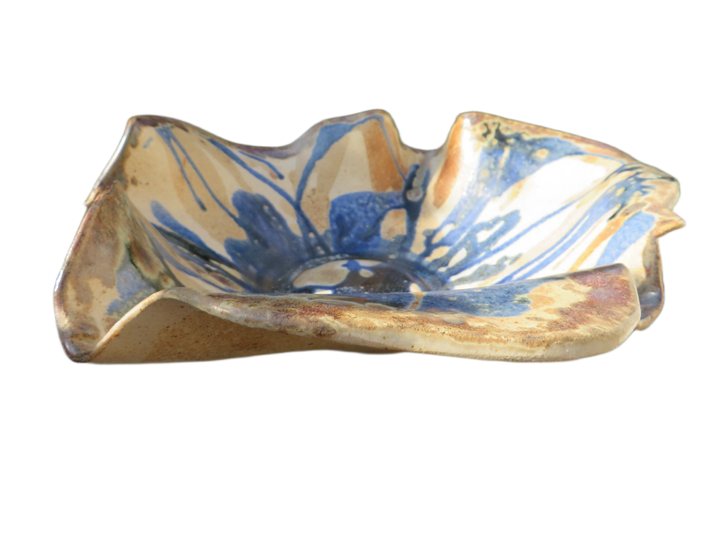 Grote Vintage Deense Keramische Centerpiece Schaal – Meta Kastberg (Saltum), Jaren '70/'80 – Perfecte Staat