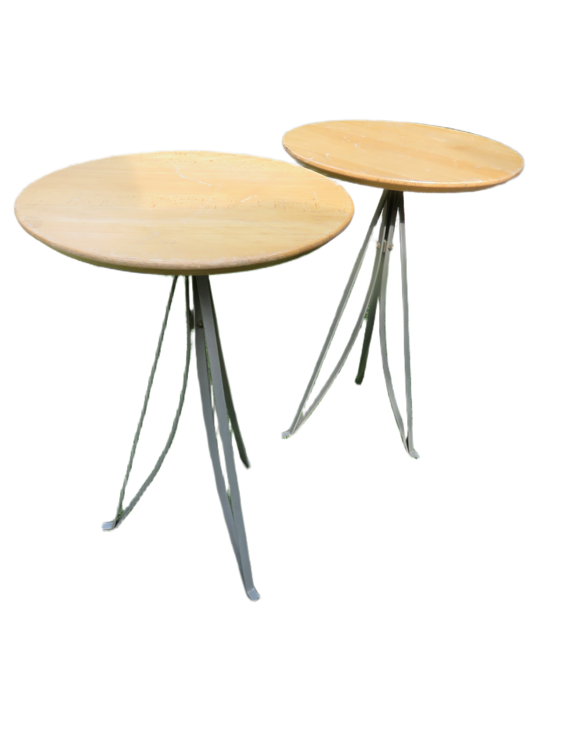 Zeldzame IKEA 'Lillehem' Bijzettafels (1997) – Set van 2